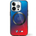 Etui BMW M Gradient MagSafe do iPhone 15 - czerwono-niebieskie