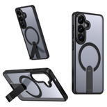 Hybrid Armor X Case for Samsung Galaxy S26 Plus with Stand, Compatible with MagSafe - Black