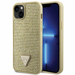 Guess GUHCP14SHDGTPD iPhone 14 6,1" Gold/Gold Hardcase Strass Dreieck