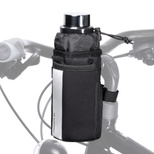 Wozinsky Thermo-Flaschentasche für Fahrrad oder Roller, 1 l, Schwarz (WBB29BK)