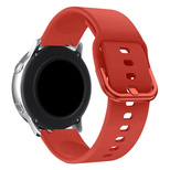 Silicone Strap TYS band for Samsung Galaxy Watch 40 / 41 / 42 / 43 / 44 mm - red