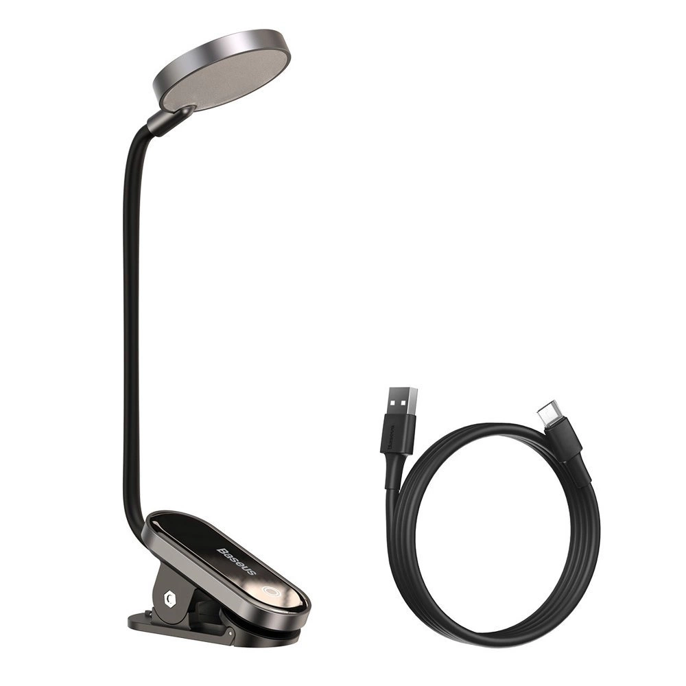 Baseus mini lamp LED lamp with clip gray DGRAD 0G B2B