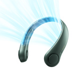 Jisulife Nackenventilator Life3, tragbarer USB-Nackenventilator, Grün