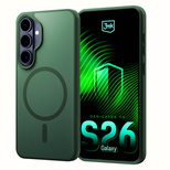 Etui 3mk Smoke MagCase na Samsung Galaxy S26+ - zielone