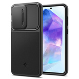 Spigen Optik Armor Hülle für Samsung Galaxy A55 5G - Schwarz