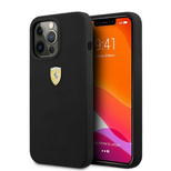 Ferrari FESIHMP13XBK iPhone 13 Pro Max 6.7&quot; schwarz/schwarz Hardcase Silikon MagSafe