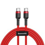 Baseus CATKLF-G09 USB-C - USB-C PD QC cable 60W 3A 480Mb/s 1m - red