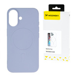 Wozinsky Liquid Silicone Case MagSafe für Samsung Galaxy S24 FE - Lila