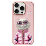 Etui Nimmy Cool&Cute 2.0 Cat na iPhone 16 Pro Max - różowe