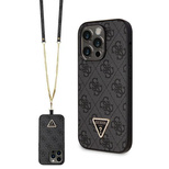 Etui Guess Crossbody 4G Metal Logo na iPhone 14 Pro Max - czarne