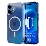 3mk MagCase Hülle mit MagSafe für iPhone 16 Plus – transparent