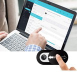 Zaślepka Tech-Protect Cam Fit+ 3-pack na kamerę w laptopie - czarna