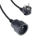 Hama Standard 2m Extension Cord - Black