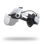 BoboVR M3 Pro Zugentlastungsband für Meta Quest 3 VR-Brille + BoboVR B2 Akku – Weiß und Schwarz