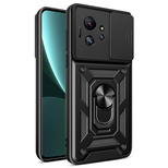 Hybrid Armor Camshield-Hülle für Infinix Zero Ultra mit Kameraabdeckung – Schwarz