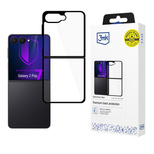Etui 3mk Satin Armor Case+ na Samsung Galaxy Z Flip 7 - przezroczysto-czarne