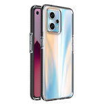 Spring Case für Realme 9 Pro+ / Realme 9 Silikonhülle mit Rahmen schwarz