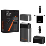 MAXGROOM M-5580 2-in-1 Elektrorasierer – Schwarz