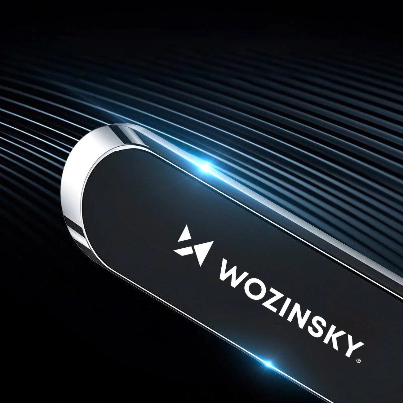 Zbliżenie na uchwyt magnetyczny do samochodu przyklejany Wozinsky WMH-01