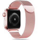 Tech-Protect MilaneseBand für Apple Watch 4 / 5 / 6 / 7 / 8 / 9 / SE / Ultra 1 / 2 (42/44/45/49 mm) – Pink