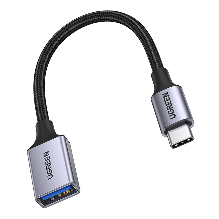 USB C (male) - USB (female) 3.0 OTG cable 0.15m Ugreen US378 