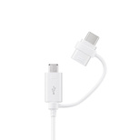 Samsung Combo EP-DG930DWEGWW Kabel USB-A / Micro-USB - USB-C 1,5 m - Weiß