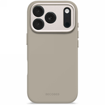 Etui Decoded AntiMicrobial Silicone Backcover z MagSafe na iPhone 17 Pro - beżowe