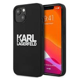 Karl Lagerfeld KLHCP13SSLKLRBK iPhone 13 mini 5,4" Silicone Stack Logo czarny/black