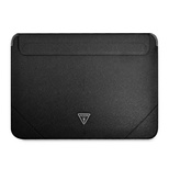 Pokrowiec Guess Saffiano Triangle Logo na laptopa 14'' - czarny