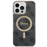 Guess GUHMS23SH4STK S23 S911 schwarz/schwarzes Hardcase 4G MagSafe