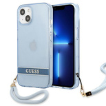 Guess GUHCP13MHTSGSB iPhone 13 6.1 &quot;blue / blue hardcase Translucent Stap