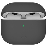 Uniq Lino Silicone AirPods 4 Case - Gray