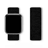 Sport Loop Strap für Apple Watch 42 / 44 / 45 / 46 / 49 mm - Schwarz