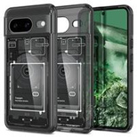 Etui Spigen Ultra Hybrid na Google Pixel 8 - ciemnoszare (wzór Zero One)