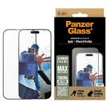 PanzerGlass Screen Protector Aluminum Frame iPhone 16 Pro Max 6.9&quot; Ultra-Wide Fit 2852