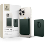 Tech-Protect MagWallet Magsafe Hülle mit universellem magnetischem Karten- oder Ausweishalter, Grün