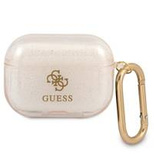 Guess, GUAPUCG4GD AirPods Pro Cover Gold/Gold Glitter Collection