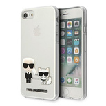 Karl Lagerfeld KLHCI8CKTR iPhone 7/8/SE 2020 / SE 2022 hardcase Transparent Karl &amp; Choupette