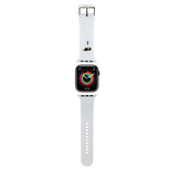 Karl Lagerfeld 3D Rubber Karl Head strap for Apple Watch 38/40/41mm - white