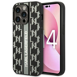 Karl Lagerfeld KLHCP14LPGKLSKG iPhone 14 Pro 6.1 &quot;hardcase gray / gray Monogram Stripe