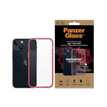 PanzerGlass ClearCase antibakterielle Hülle mit Militärzertifikat für iPhone 13 mini – transparent und rosa