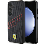 Etui Ferrari Big SF Perforated na Samsung Galaxy S24+ - czarne