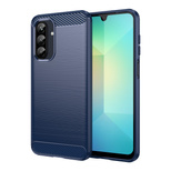 Etui silikonowe Carbon Case do Samsung Galaxy A26 - niebieskie