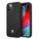 BMW Leder Perforate Case für iPhone 12 / iPhone 12 Pro - Schwarz