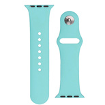 Silikonarmband APS für Apple Watch 38/40/41mm Armband - Hellblau