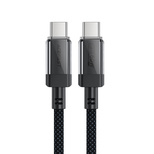 Acefast C12 USB-C / USB-C PD cable 60W 480Mb/with nylon braid - black