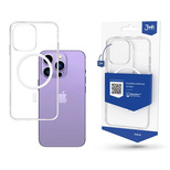 Case for iPhone 14 Pro Max compatible with MagSafe from the 3mk MagCase series - transparent