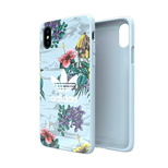Adidas OR SnapCase Floral Hülle für iPhone X / Xs - grau