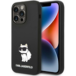 Karl Lagerfeld KLHMP14LSNCHBCK iPhone 14 Pro 6.1&quot; hardcase black/black Silicone Choupette MagSafe