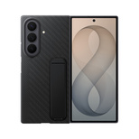 Samsung Carbon Standing Case EF-XF971SBE für Samsung Galaxy Z Fold 8 Ultra mit Ständer + 2 Antireflexionsfolien – Schwarz